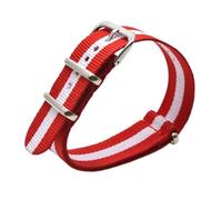 HASGTFM 20mm Strap Army Sports Watchband Breathable Fabric Nylon Watch Belt 20mm Watch Accessories(51)