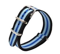 HASGTFM 20mm Strap Army Sports Watchband Breathable Fabric Nylon Watch Belt 20mm Watch Accessories(67)