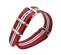 HASGTFM 20mm Strap Army Sports Watchband Breathable Fabric Nylon Watch Belt 20mm Watch Accessories(60)