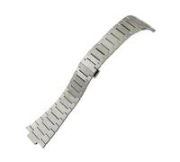 HASGTFM 316L Stainless Steel Convex Watchband 11mm 12mm Fit For Tissot 1853 PRX Series For T137.407 T137.210 T137.410 T137 Metal Watch Strap(12mm)