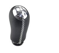HASGTFM 5 Speed Gear Shift Knob Stick Head Car Lever Handle Universal Fit for Renault for Laguna for Megane 2 Clio 3 Scenic(A-White Thread)