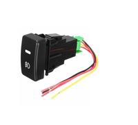HASGTFM 5 Terminals LED Auto 3-wire Car Foglight Switch Fog Light On-Off Button Fit For Honda Civic Accord CRV Indicator Accessories