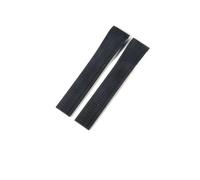 HASGTFM Arc Mouth Silicone Watch Strap Fit For Patek Philippe Aquanaut5167A/5164 Grenade Folding 21mm Watchbands(Black-No buckle)