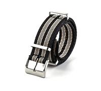 HASGTFM Canvas Watchband Universal Watch Strap Fit For Skx007 Seamaster 300 Bond Calibre Bracelet Accessories 20mm 19mm Zulu Nato Nylon 007(3,19mm)