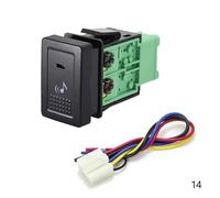 HASGTFM Car LED Fog Light DRL Power Switch Button Fit For Suzuki SX4 Swift Grand Vitara 2006 2007 2008 2009 2010 2011 2012 Auto Accessories(Music)