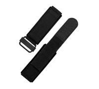 HASGTFM Comfortable And Breathable Hook And Loop Fastener Nylon Watchbands Fit For Panerai Fit For Bell Fit For Ross Canvas Watch Strap 22 24mm(Black-Black,24mm)