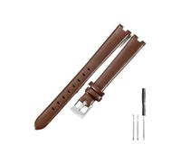 HASGTFM Concave Interface Leather Watchband Fit For GC Gucci YA14140 141501 Series Women's Breathable Skin Friendly Strap12x4 14x4mm(Brown-ST-K12,14X4mm)