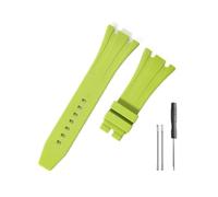 HASGTFM Durable And Comfortable Watch Band Fit For Audemars Piguet Fit For Royal Oak Offshore 15703 15400 With Silicone Watchband(Green-No)