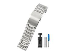 HASGTFM Fit For Diesel Seven Fridays Dz7321 Dz7263 Dz4323 Dz7315 Large Stainless Steel Watchbands Meticulous Workmanship 22 24 26 28 30mm(3-Beads-Steel,24mm)