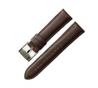 HASGTFM Fit For Fossil Fs4990 Fs4735 Me3099 Me3052 Fs4813 Q Intelligent Series Leather Odorless Watchbands 22 24mm(Dark Brown-Black-K8,24mm)