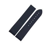 HASGTFM Fit For Omega Fit For Hippocampal AT150 007 Fit For Cosmi Fit For Ocean Fit For Seiko 20 22mm Silicone Watch Strap Suture Vintage Watchband Rubber Curved End(Blue no buckle,22mm)