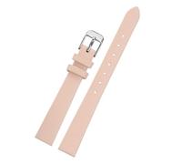 HASGTFM Fit For Swarovski Rhinestone Leather Watch Strap 5158517/5158972 Quick Release Women's Watch band 12 14mm 16mm 18mm Bracelet(Pink-silver,12mm)