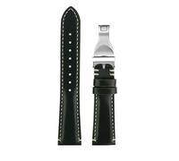 HASGTFM Fit For TUDOR 1958 Little Red Flower Watch Strap 20mm 22mm Man Dermis Folding Buckle Soft Watchband Bracelet(Green rice foldi,20mm)
