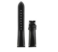 HASGTFM Fit For TUDOR 1958 Little Red Flower Watch Strap 20mm 22mm Man Dermis Folding Buckle Soft Watchband Bracelet(Black rice no buckle,20mm)