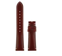 HASGTFM Fit For TUDOR 1958 Little Red Flower Watch Strap 20mm 22mm Man Dermis Folding Buckle Soft Watchband Bracelet(Red brown rice no,22mm)