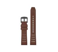 HASGTFM FKM Fluorine Rubber Watchband 20mm 21mm 22mm 24mm Fit For Breitling Fit For Omega Fit For Seiko Fit For Casio Fit For Mido Watches Band Sport Watch Strap(Brown black buckle,20mm)