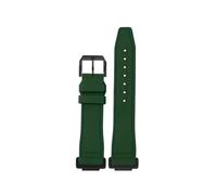 HASGTFM Fluorine Rubber Silicone Watchstrap Soft Pure Colour Mint Green Men Watchband Bracelet Fit For CASIO Fit For G-SHOCK DW5600 DW5610(Green-B pin)