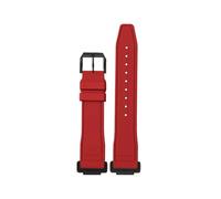 HASGTFM Fluorine Rubber Silicone Watchstrap Soft Pure Colour Mint Green Men Watchband Bracelet Fit For CASIO Fit For G-SHOCK DW5600 DW5610(Red-B pin)