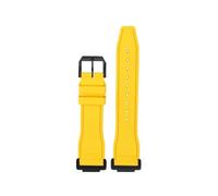 HASGTFM Fluorine Rubber Silicone Watchstrap Soft Pure Colour Mint Green Men Watchband Bracelet Fit For CASIO Fit For G-SHOCK DW5600 DW5610(Yellow-B pin)