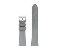 HASGTFM Fluororubber Silicone Rubber Watch Strap 20 22mm Black Blue Green Substitute Watchband Fit For Omega Fit For Seamaster Diver 300m(Gray-S pin,22mm)