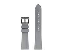 HASGTFM Fluororubber Silicone Rubber Watch Strap 20 22mm Black Blue Green Substitute Watchband Fit For Omega Fit For Seamaster Diver 300m(Gray-B pin,22mm)