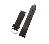 HASGTFM Handmade Oil Wax Leather Watchband 18mm 20mm 22mm 24mm Blue Red Brown Replacement Bracelet Strap Band Watch Accessories(Dark green,20mm)