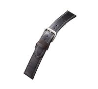 HASGTFM Leather Watch Strap 18mm 19mm 20mm 21mm 22mm Oil Wax Discoloration Belts Business Retro Watchbands(Dark Gray,21mm)
