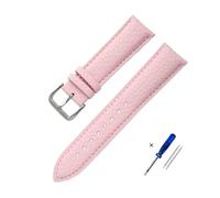 HASGTFM Leather Watchband 12mm 14mm 16mm 18mm 20mm 22mm Straps for Men Women Watch Casual Bracelet Wrist Band Watch Accessories(Red,14mm)