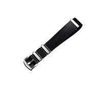 HASGTFM Leather Watchband 18mm 20mm 22mm 24mm Vintage Bracelet Wrist Straps Replacement Accessories Watch Band(Black(silver),18mm)