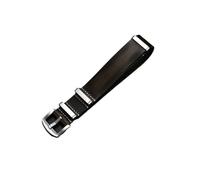 HASGTFM Leather Watchband 18mm 20mm 22mm 24mm Vintage Bracelet Wrist Straps Replacement Accessories Watch Band(Dark Green(silver),24mm)