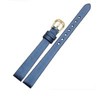 HASGTFM Leather Watchband 6mm 8mm 10mm 12mm 14mm Fit For The Womens Wrist Watch Bracelet Red Black White Blue(Navy blue g,6mm)