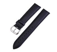 HASGTFM Leather Watchband Strap 16/18 / 20/22 / 24 MM Stainless Steel Buckle Men Women Replace Band Watch Accessories(Nero,24mm)