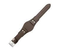 HASGTFM Leather Watchbands Fit For Fossil Ch2564 Ch2565 Ch2891 FS4812 FS5068 Strap 22mm(Olive Flak)