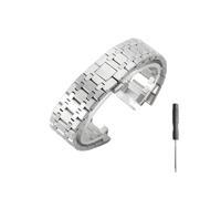 HASGTFM Men's Solid Stainless Steel Watchbands Fit For AP Royal Oak 15400 15500 With Buckle And Concave-Convex Design Accessories