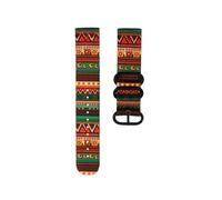 HASGTFM Nylon Canvas Watch Strap 22mm 24mm Ultralight Ethnic Style Camouflage Green Men Watchband Fit For Suunto 9 PEAK BARO 7/D5 ELEMENTUM(P1-B pin,22mm)