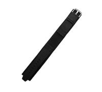 HASGTFM Nylon Canvas Watch Strap Fit For IWC Fit For Rolex Fit For Citizen 20mm 22mm Breathable Black Hook And Loop Fasteners Double Fixation Men Watchband(Black-S pin,20mm)