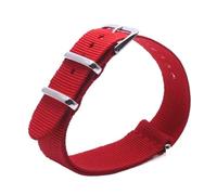 HASGTFM Nylon Watchband Strap 18mm 20mm 22mm 24mm Generic Watchband Belt Replacement Men Women Watch Accessories(06,18mm)