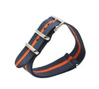 HASGTFM Nylon Watchband Strap 18mm 20mm 22mm 24mm Generic Watchband Belt Replacement Men Women Watch Accessories(47,22mm)