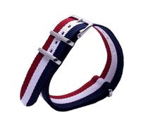 HASGTFM Nylon Watchband Strap 18mm 20mm 22mm 24mm Generic Watchband Belt Replacement Men Women Watch Accessories(09,20mm)