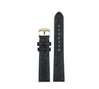 HASGTFM Pearl Fish Skin Watch Strap Suitable Fit For Longines Fit For FIYTA/Fit For EBOHR 718864 718964 718874 Women's Watch Chain Red 16mm(Black gk)