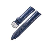 HASGTFM Release Leather Watchbands 18mm 20mm 22m 24mm Casual Belt Smart Watch Strap Soft Leather Bracelet Wrist Watch Band(Blue,18mm)