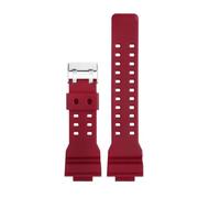 HASGTFM Resin strap Fit For CASIO Fit For G-SHOCK GA-110/100/400/700 GD120GA GW-8900 waterproof camouflage rubber watchband men's Watch accessories(Matte Red)