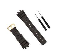 HASGTFM Resin strap men's pin buckle watch accessories Fit For Casio Fit For G-SHOCK Fit For GMW-B5000 outdoor sports waterproof rubber strap ladies band(Gold buckle 2)
