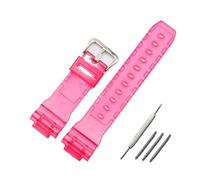 HASGTFM Resin strap men's watch accessories pin buckle Fit For Casio DW-6900MS-1 DW-6900 DW-6600 DW-6930waterproof rubber strap watch band(Rose red)