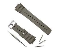 HASGTFM Resin strap men's watch accessories pin buckle Fit For Casio Fit For g-shock DW5600GW-M5610 G-5700 sports waterproof rubber strap ladies(Army Green)