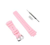 HASGTFM Resin strap men's watch accessories pin buckle Fit For Casio Fit For g-shock DW5600GW-M5610 G-5700 sports waterproof rubber strap ladies(Red)