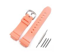 HASGTFM Rubber Strap Pin Buckle Fit For Casio Fit For BABYG BGA130 131 160 BA110 111 112 5338 Sports Waterproof Strap Watch Band(Bare powder)