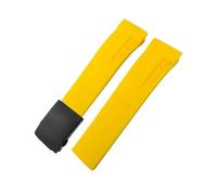 HASGTFM Rubber Watchband 17mm 21mm Fit For Tissot T048 T-RACE T048-417A T048-427A Black Orange Soft Silicone Watch Strap(White Black,17mm)
