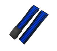 HASGTFM Rubber Watchband 17mm 21mm Fit For Tissot T048 T-RACE T048-417A T048-427A Black Orange Soft Silicone Watch Strap(Purple Green,21mm)