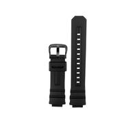 HASGTFM Silicone Rubber Watch Strap 16mm Black Men's Watchband Accessory Fit For CASIO Fit For G-SHOCK 4778 AW-591 AW-590 AW-5230 AWG-M100 AWG-M101(Black-B pin)